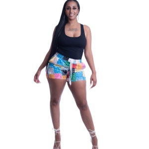 "Paisley Bandana" Multi-Colored Shorts - Image 2