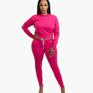 "Good Girl... But a Bad Bish!" Jogger Set