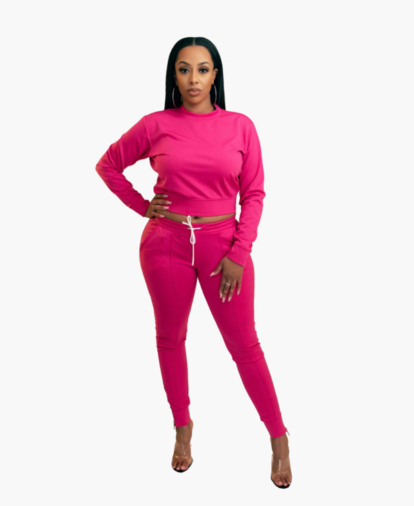 "Good Girl... But a Bad Bish!" Jogger Set